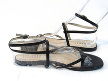 Journee Collection Serissa Strappy Flat Sandal (Women's) - Black - Sz 11 M