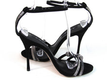 Aqua Embellished High Heel Dress Sandal (Women's) - Black - Sz 6.5 M