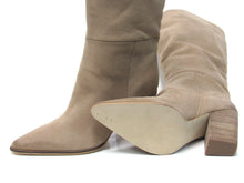 Steve Madden Croft Nubuck Western Pointed Toe Boots (Women's) - Natural - Sz 6 M