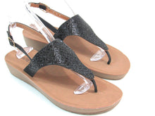 Olivia Miller Beach Dreams Sandal (Women's) - Black - 6 M