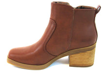 B.O.C. Lexy Side Zip Comfort Ankle Boot (Women's) - Brown - Sz 8.5 M