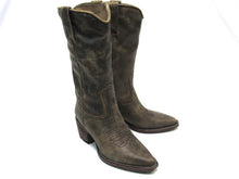 Steve Madden Albany Western Mid-calf Boot (Women's) - Brown - Sz 5.5 M