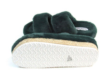 Olivia Miller Ortona Faux Fur Platform Sandal (Women's) - Dark Green - 8 M