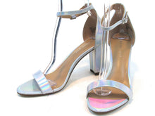 Madden Girl Beella Two-Piece Block Heeled Sandal (Women's) - Silver - Sz 10 M