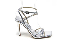 Calvin Klein Tegin Strappy Heeled Dress Sandal (Women's) - Silver - Sz 8 M