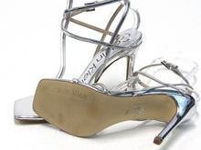 Calvin Klein Tegin Strappy Heeled Dress Sandal (Women's) - Silver - Sz 8 M