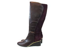 Alfani Beverly Knee-High Wedge Boot (Women's) - Wine - Sz 10 M