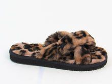 Micael Kors Lala Faux Fur Slipper (Women's) - Leopard Print - 8 M
