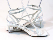 Calvin Klein Iryna Strappy Kitten Heel Sandal (Women's) - White - Sz 8 M