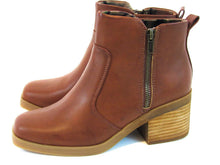 B.O.C. Lexy Side Zip Comfort Ankle Boot (Women's) - Brown - Sz 8.5 M