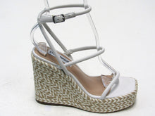 Steve Madden Unify Ankle-Strap Wedge Sandal (Women's) - White - Sz 5.5 M