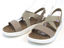 Giani Bernini Flixii Faux Leather Flat Sandal (Women's) - Sand - Sz 9.5 M