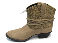 Dingo Valerie Cowboy Bootie (Women's) - Tan - Sz 9 M