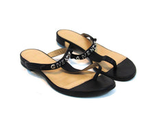 Givenchy Elba Slip-On T-Strap Flat Sandal (Women's) - Black - Sz 7.5 M; 38 EU