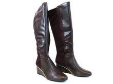 Alfani Beverly Knee-High Wedge Boot (Women's) - Wine - Sz 10 M