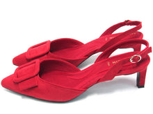 Anne Klein Iva Slingback Pointed Toe Pump (Women's) - Red - Sz 8 M