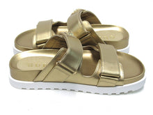 Guess Fabula Lug Sole Flat Sandal (Women's) - Gold - Sz 7 M