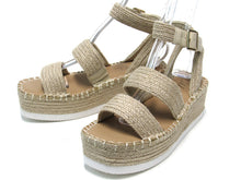 Wild Pair Showstopr Espadrille Platform Wedge Sandal (Women's) - Beige - Sz 9 M
