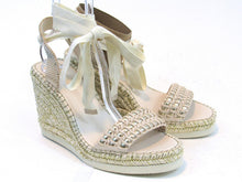 Vince Camuto Brisshel Espadrille Platform Wedge (Women's) - Cream - Sz 11 M