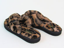 Micael Kors Lala Faux Fur Slipper (Women's) - Leopard Print - 8 M