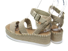 Wild Pair Showstopr Espadrille Platform Wedge Sandal (Women's) - Beige - Sz 10 M