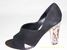 Plenty by Tracy Reese Women's Dania Open Toe Criss Cross Pump - Black - 38.5 EU