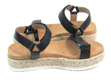 Sun + Stone Oliviah Rylaan Platform Sandal (Women's) - Black - 6 M;  EU 36
