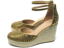 Thalia Sodi Mika Ankle-Strap Platform Wedge Sandal (Women's) - Gold - Sz 10