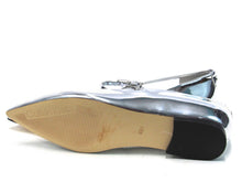 Calvin Klein Kamryn Pointed Toe Mary Jane Flat (Women's) - Silver - Sz 6.5 M