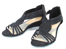 Charter Club Ginifur Wedge Sandal (Women's) - Black - Sz 8 M