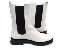Michael Kors Ridley High Leg Chelsea Boot (Women's) - Light Cream - Sz 9 M