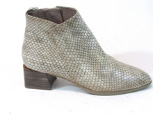 Hispanitas Embossed Patent Pointed Toe Bootie (Women's) - Natural - Sz 37.5 EU