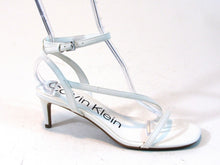 Calvin Klein Iryna Strappy Kitten Heel Sandal (Women's) - White - Sz 8 M