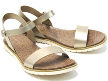 Sun + Stone Mattie Flat Sandal (Women's) - Platino - Sz 11 M