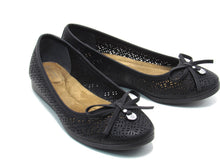 Giani Bernini Odeysa Perforated  Ballet Flat (Women's) - Black - Sz 6.5 M