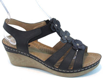 GC  Shoes - Good Choice Beck Wedge Sandal (Women's) - Black - Sz 8.5 M