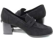 Journee Collection Malleah Block Heel Loafer (Women's) - Black - Sz 10 M