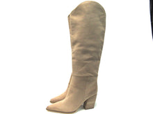 Steve Madden Croft Nubuck Western Pointed Toe Boots (Women's) - Natural - Sz 6 M