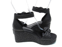 On 34th Nihari Ankle-Strap Platform Wedge (Women's) - Black - Sz 8.5 M