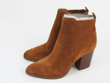 Marc Fisher Alva Women's Ankle Boot - Suede Cognac - Sz 8 US; 38 EU