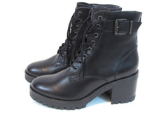 Steve Madden Lug Sole Combat Boot (Women's) - Black - Sz 9 M; 40 EU
