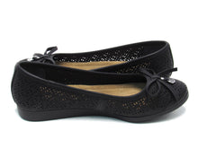 Giani Bernini Odeysa Perforated  Ballet Flat (Women's) - Black - Sz 6.5 M