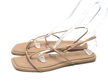 Steve Madden Lynley Slingback Flat Sandal (Women's) - Natural - Sz 11 M