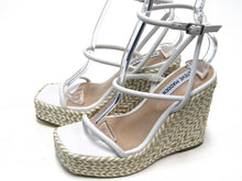 Steve Madden Unify Ankle-Strap Wedge Sandal (Women's) - White - Sz 5.5 M