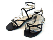 Journee Collection Serissa Strappy Flat Sandal (Women's) - Black - Sz 11 M