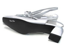 Easy Street Cameo Slingback Mary Jane Pump (Women's) - Silver Satin - Sz 9.5 M