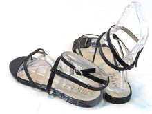 Journee Collection Serissa Strappy Flat Sandal (Women's) - Black - Sz 11 M