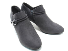 Karen Scott Melanni Faux Suede Dress Ankle Boot (Women's) - Grey - Sz 11 M