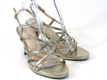 Charter Club Merlot Strappy Dress Sandal (Women's) - Gold - Sz 7 M