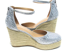 Thalia Sodi Mika Ankle-Strap Platform Wedge Sandal (Women's) - Metallic - Sz 7.5